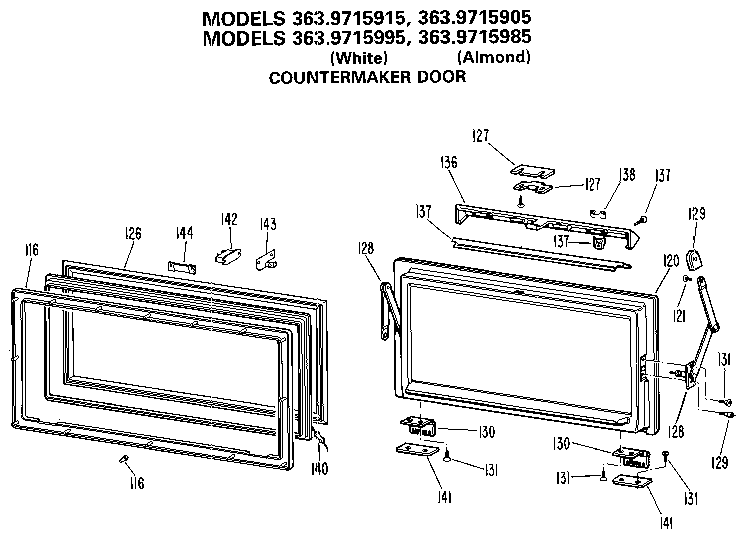 Countermaker door