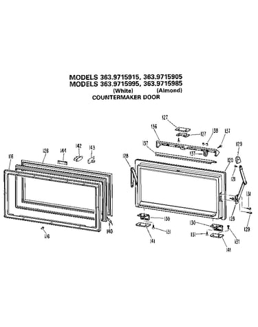 Countermaker door