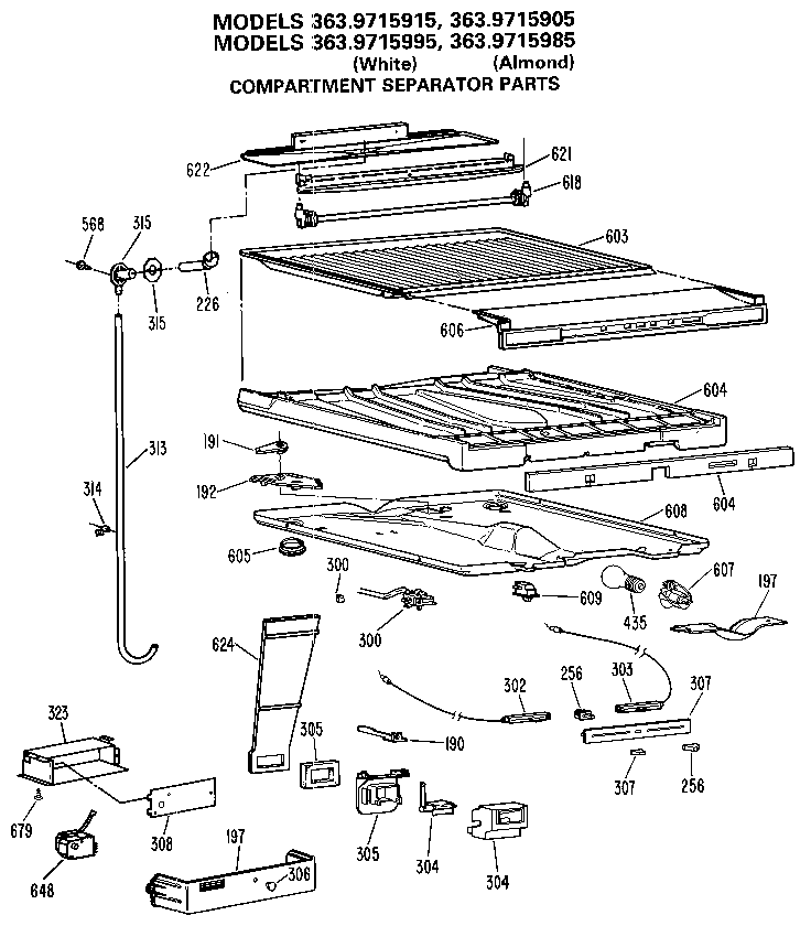 Compartment separator