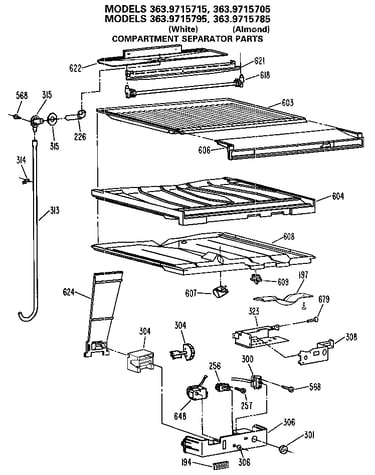 Compartment separator