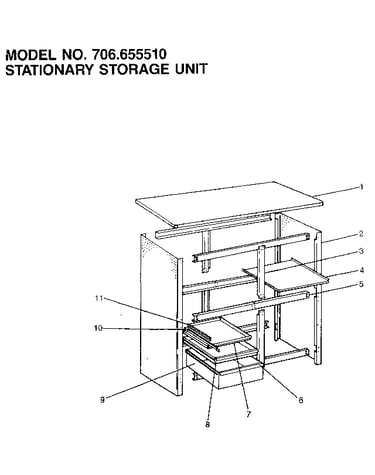 Stationary storage unit