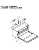 3 drawer portable chest