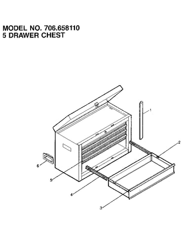 5 drawer chest