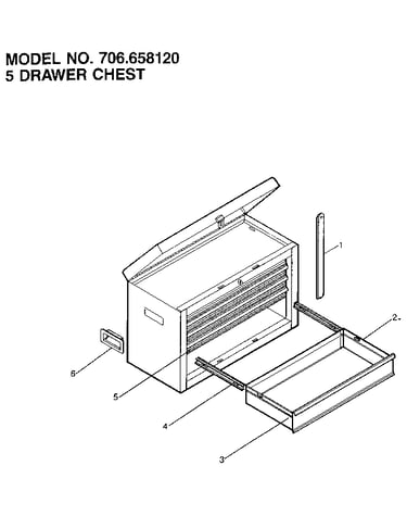 5 drawer chest