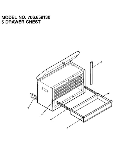 5 drawer chest