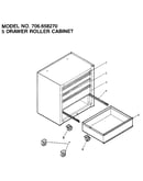 5 drawer roller cabinet