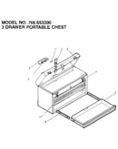3 drawer portable chest