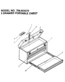 3 drawer portable chest