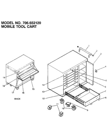 Mobile tool cart