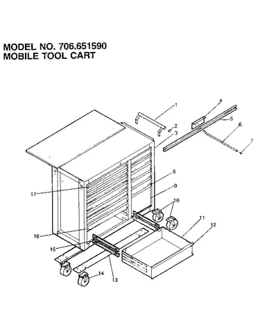 Mobile tool cart