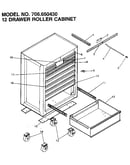 12 drawer roller cabinet