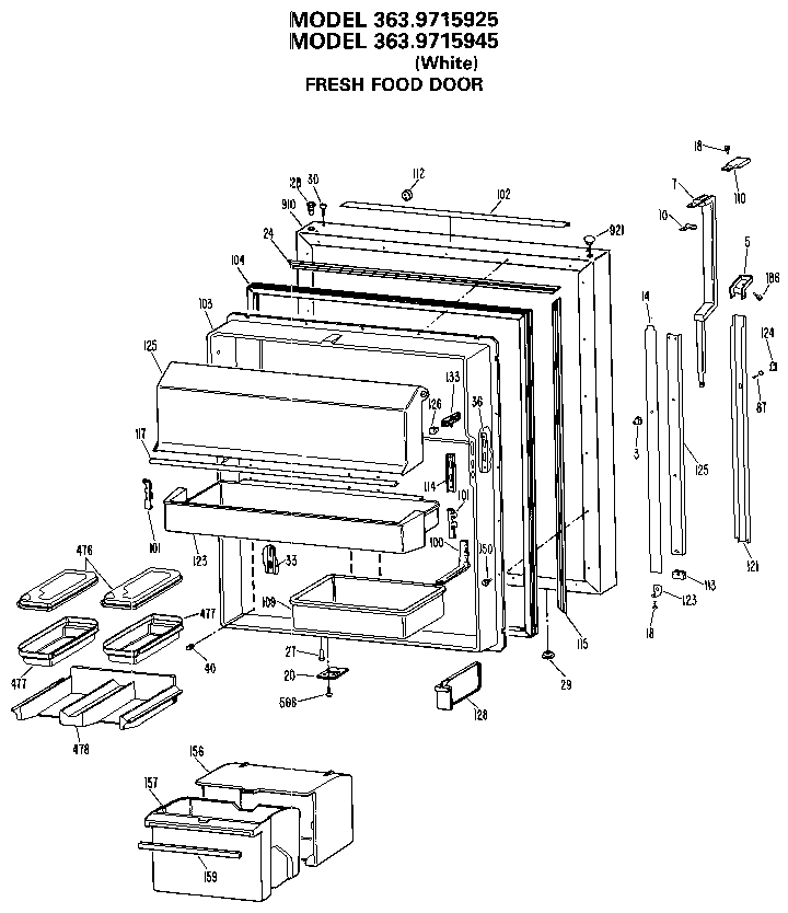 Fresh food door