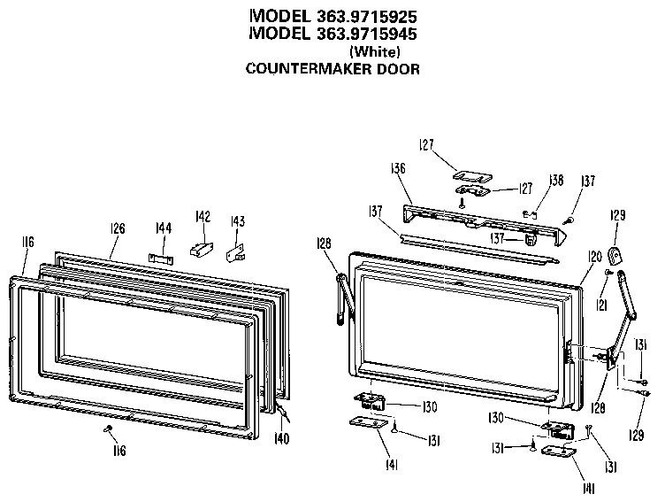 Countermaker door