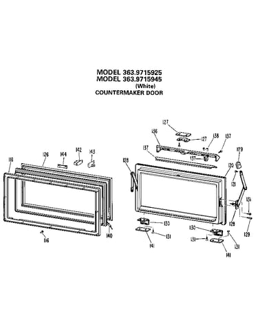 Countermaker door