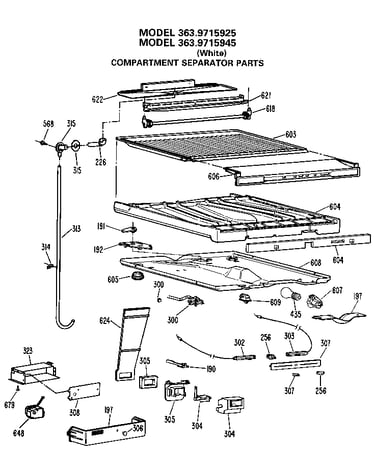 Compartment separator