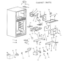 Kenmore 5649610480 cabinet diagram