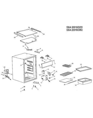 Cabinet parts