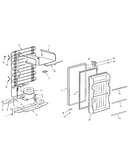Unit parts and door