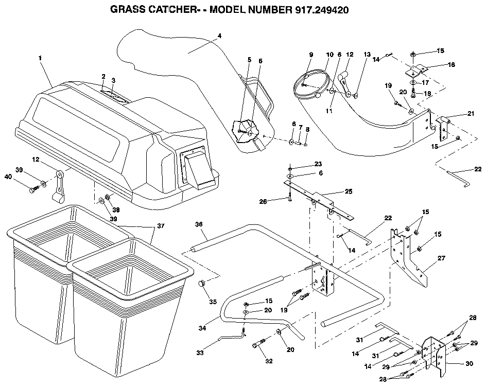 Grass catcher