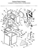 Cabinet parts & heater