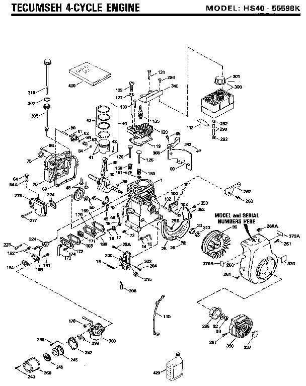 Tecumseh 4-cylce engine
