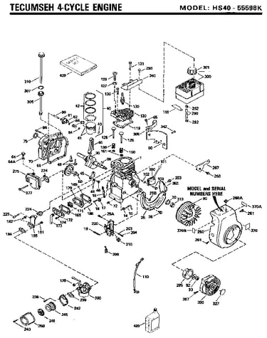 Tecumseh 4-cylce engine