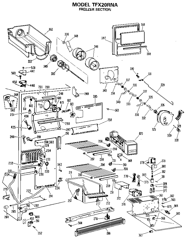 Freezer section