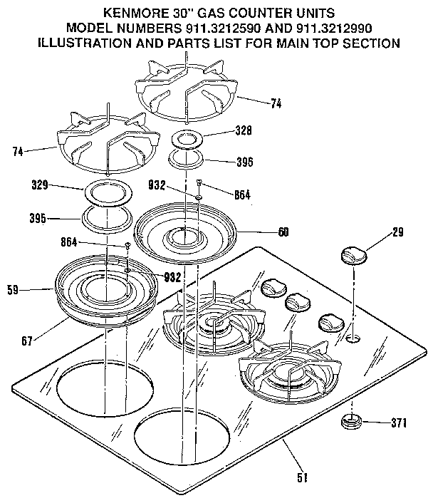 Main top section