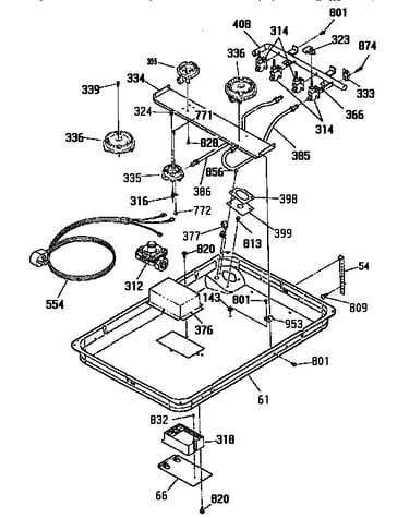 Burner section
