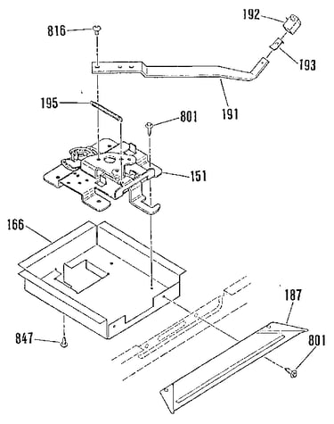 Door lock section