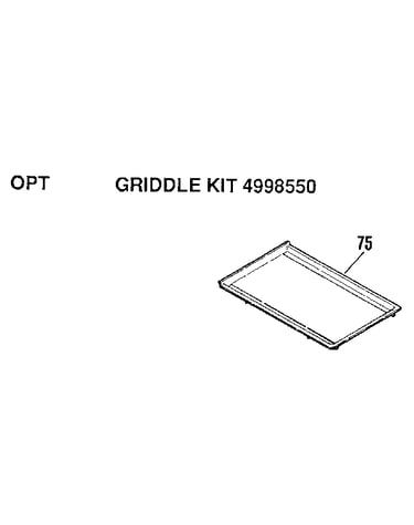 Opt griddle kit 4998550