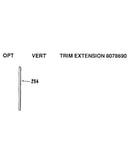 Opt vert trim extension 8078690