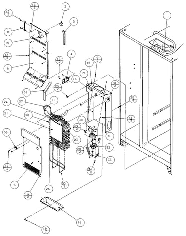 Evaporator and air handling