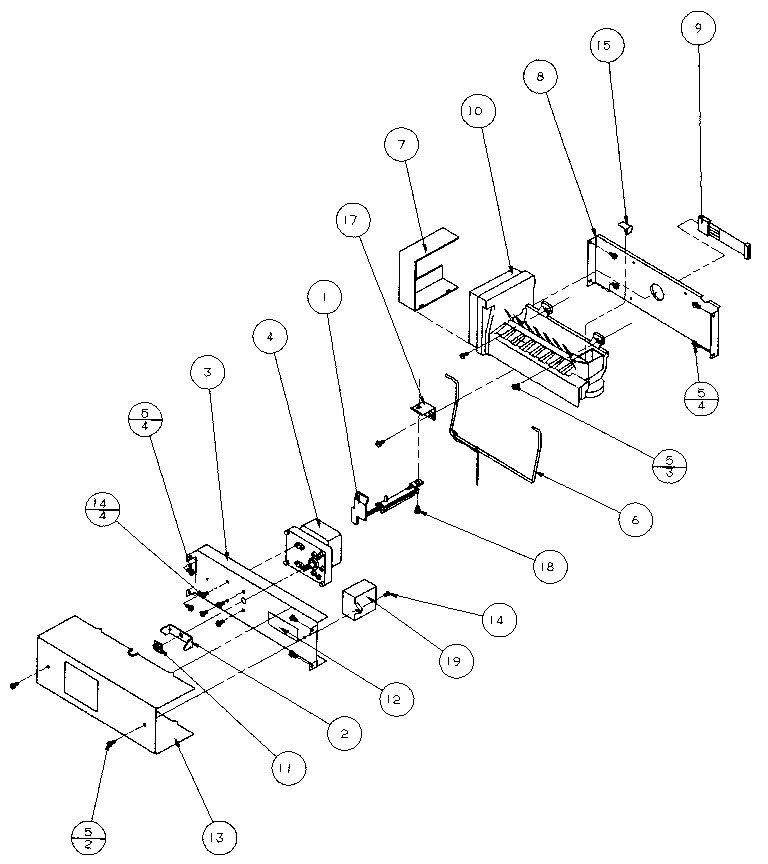 ICE BUCKET AND ICE MAKER