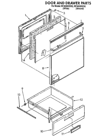 Door and drawer