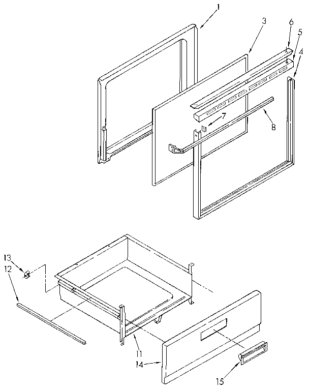 Door and drawer