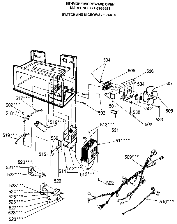 SWITCH AND MICROWAVE