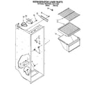 Kenmore 1069410010 refrigerator liner diagram