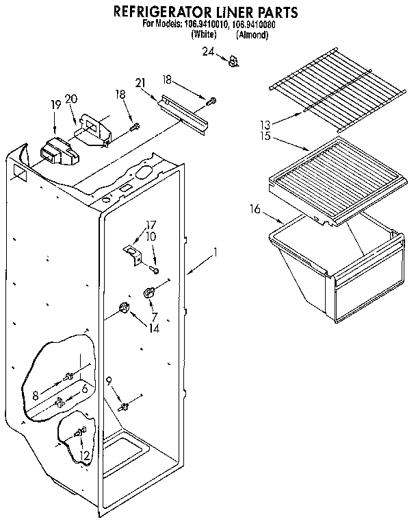 Refrigerator liner