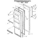Kenmore 1069410080 refrigerator door diagram