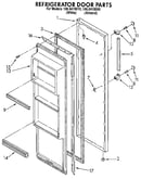 Refrigerator door