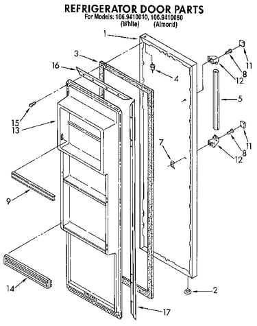 Refrigerator door