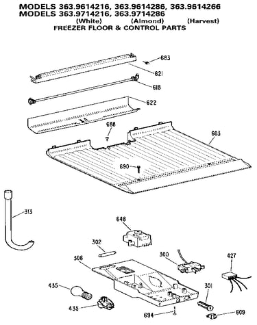Freezer floor & control