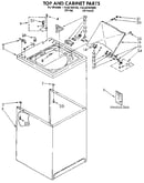 Top and cabinet parts