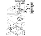 Kenmore 11092184100 machine base diagram