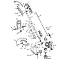 Craftsman 257798031 drive shaft and head assembly diagram