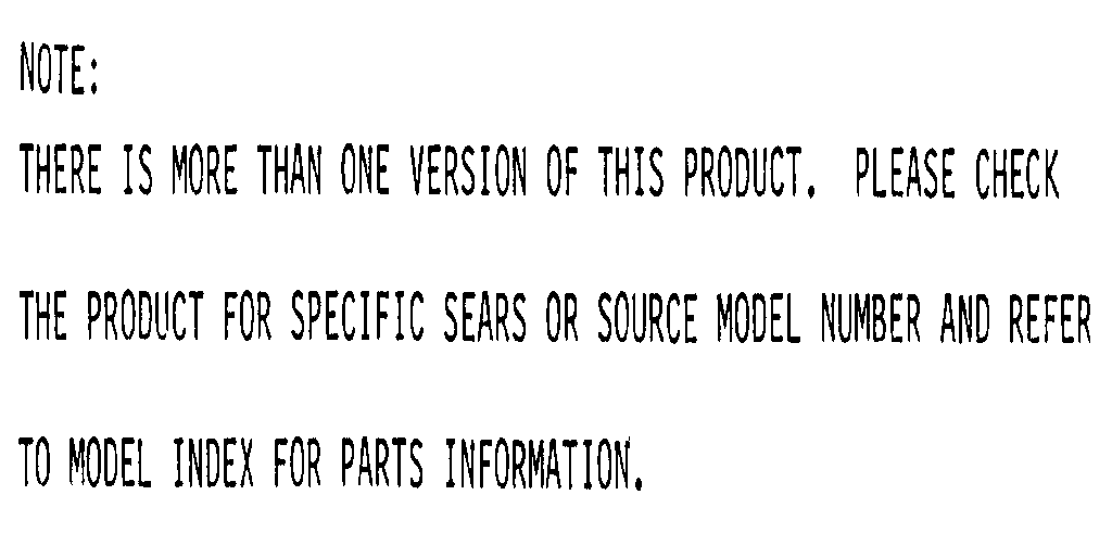 Model notes