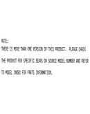 Model notes