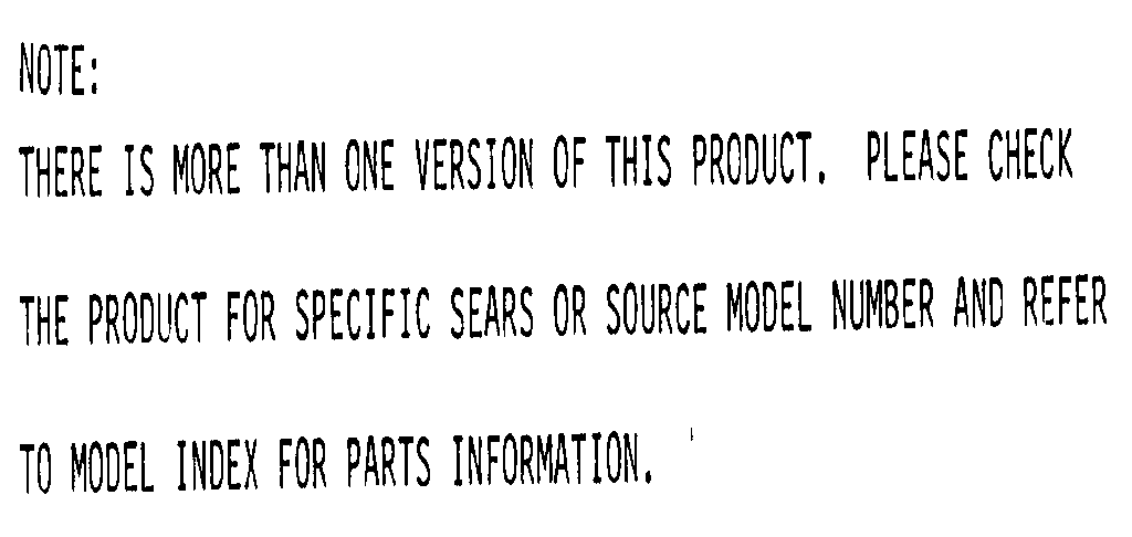 Model notes