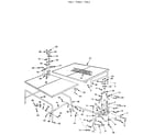 Sears 52726141 table tennis table diagram